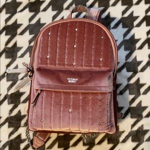 Victoria’s Secret Velvet Backpack